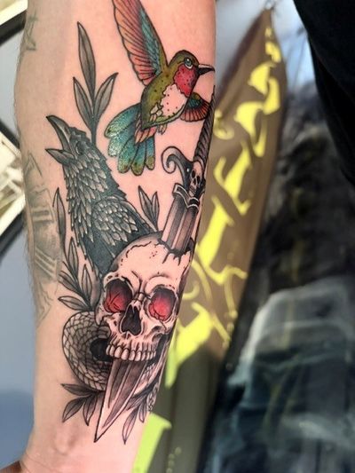 Tattoo portfolio work by Dustin McGlashing 5
